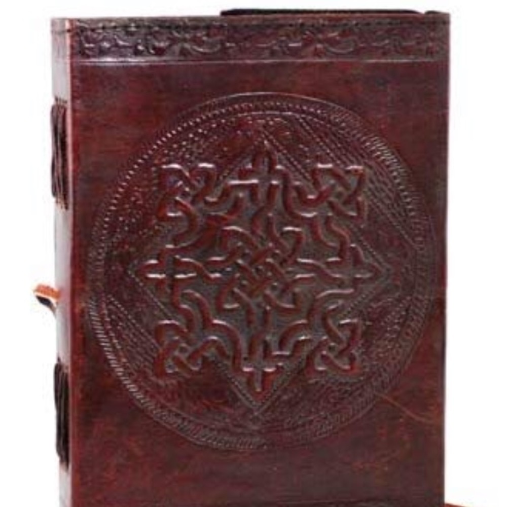 Journal- Celtic Knot Leather Blank Book